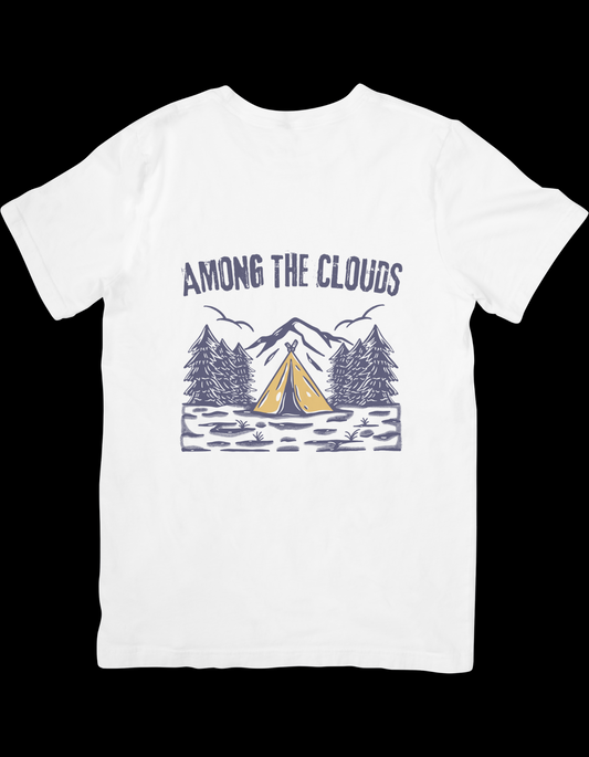 Camiseta blanca "Among the clouds"