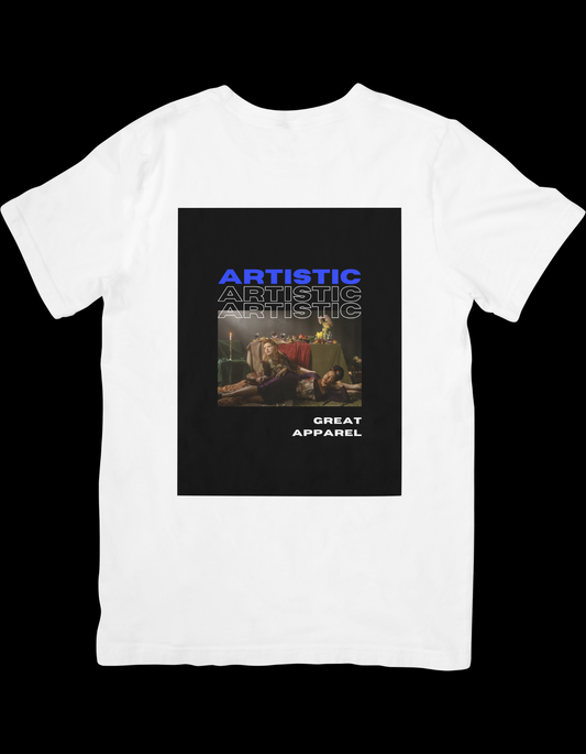 Camiseta blanca "Artistic"
